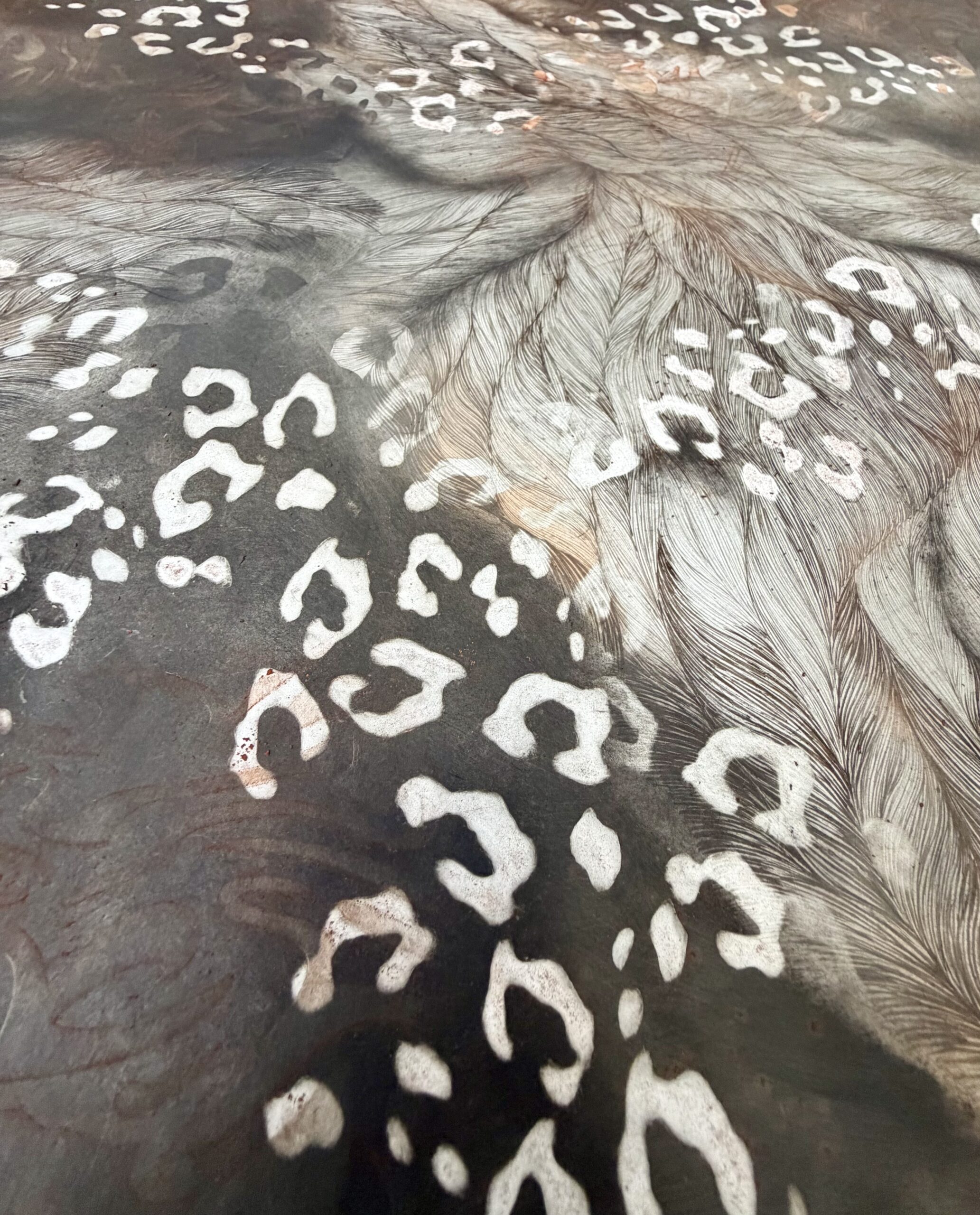 Detail of Anya Kalsi, Echoes of Entanglement, The Darker Thread